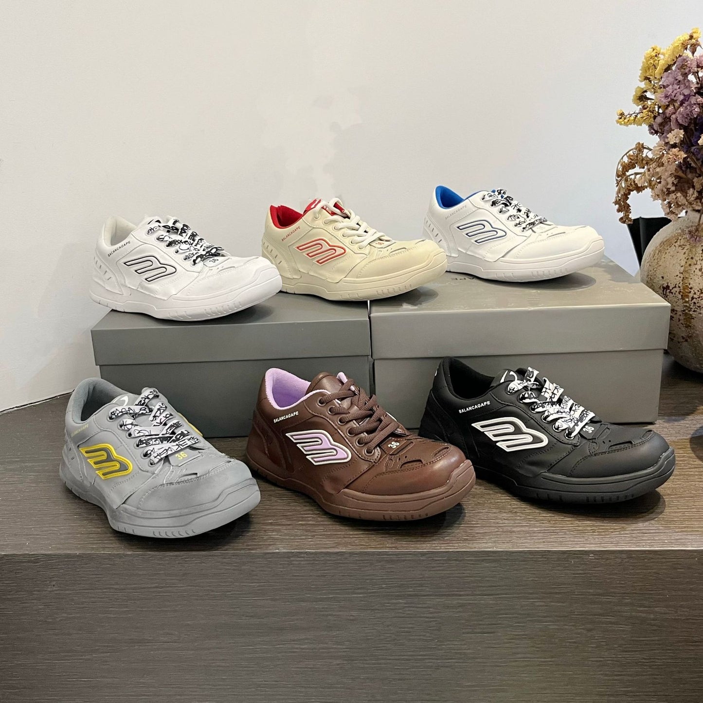 Women's & Men's Thick Sole Increased Lace Up Versatile Women's Sports Shoes