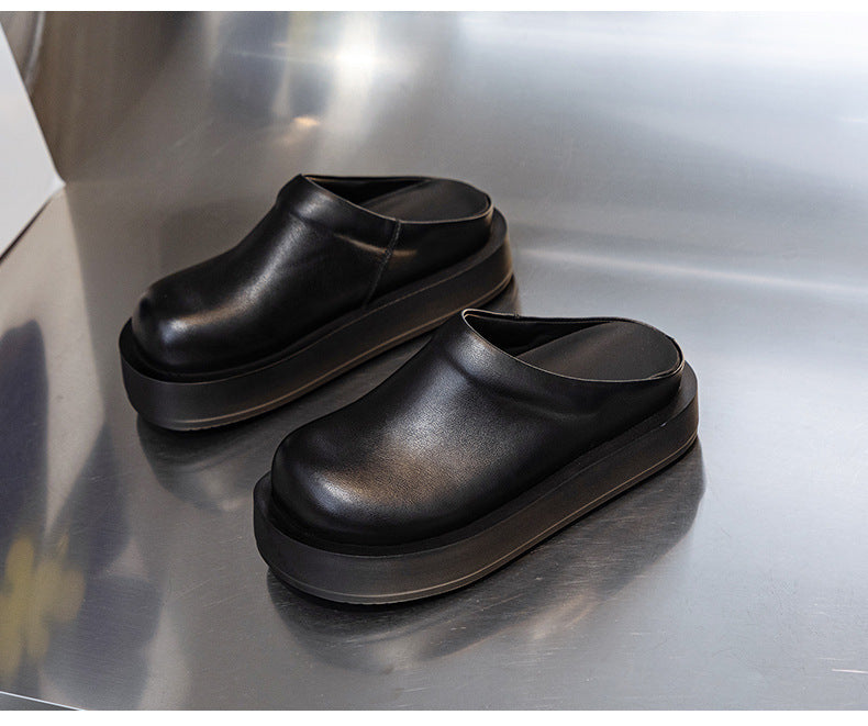 Women's Mickey Summer Outdoor Leisure Thick-soled Lazy Slippers