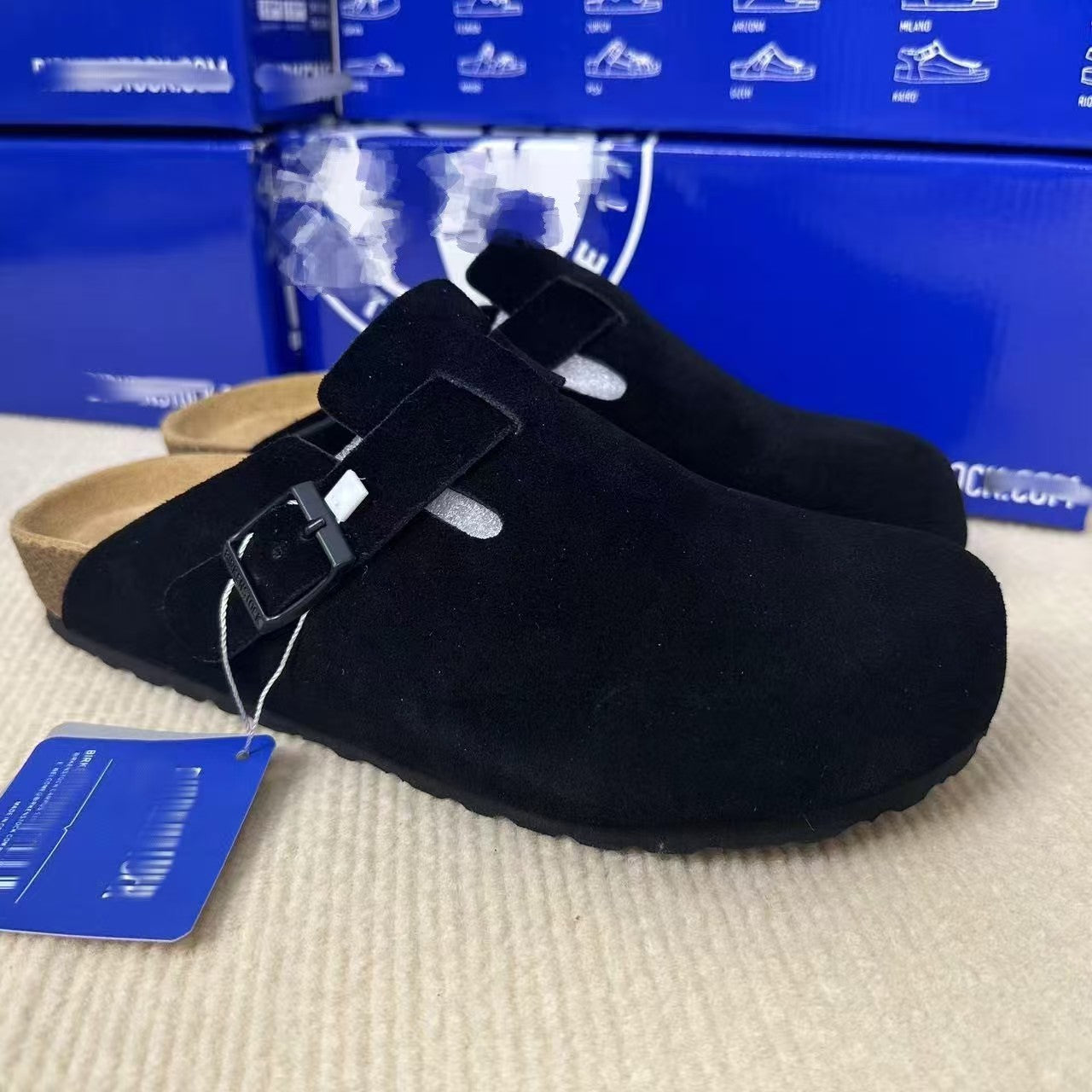 Genuine Pure Source Cork Comfortable Platform Thick-soles Slippers