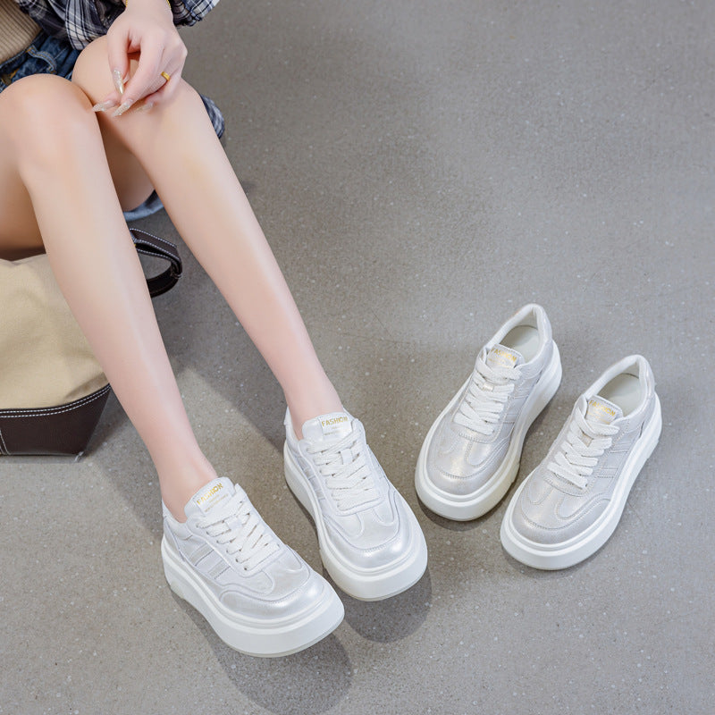 Women's Leisure Board Lightweight Classic Stylish Height Women's Casual Shoes
