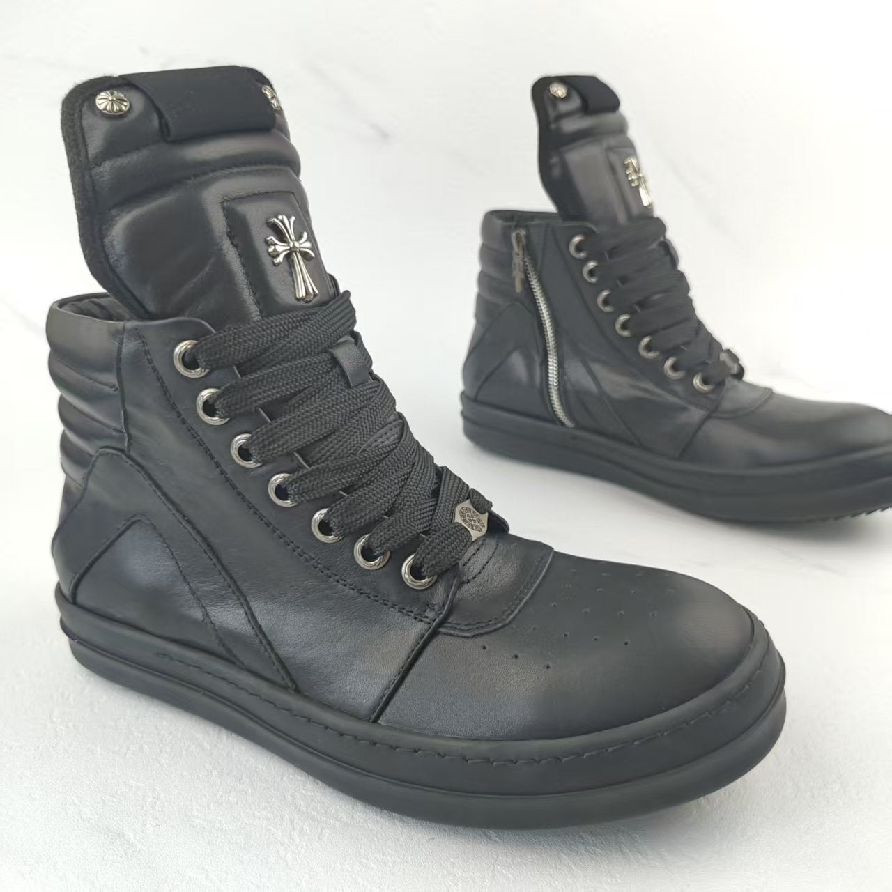 Women's & Men's Trendy Fashion Couple Style Men's Casual Leather Shoes