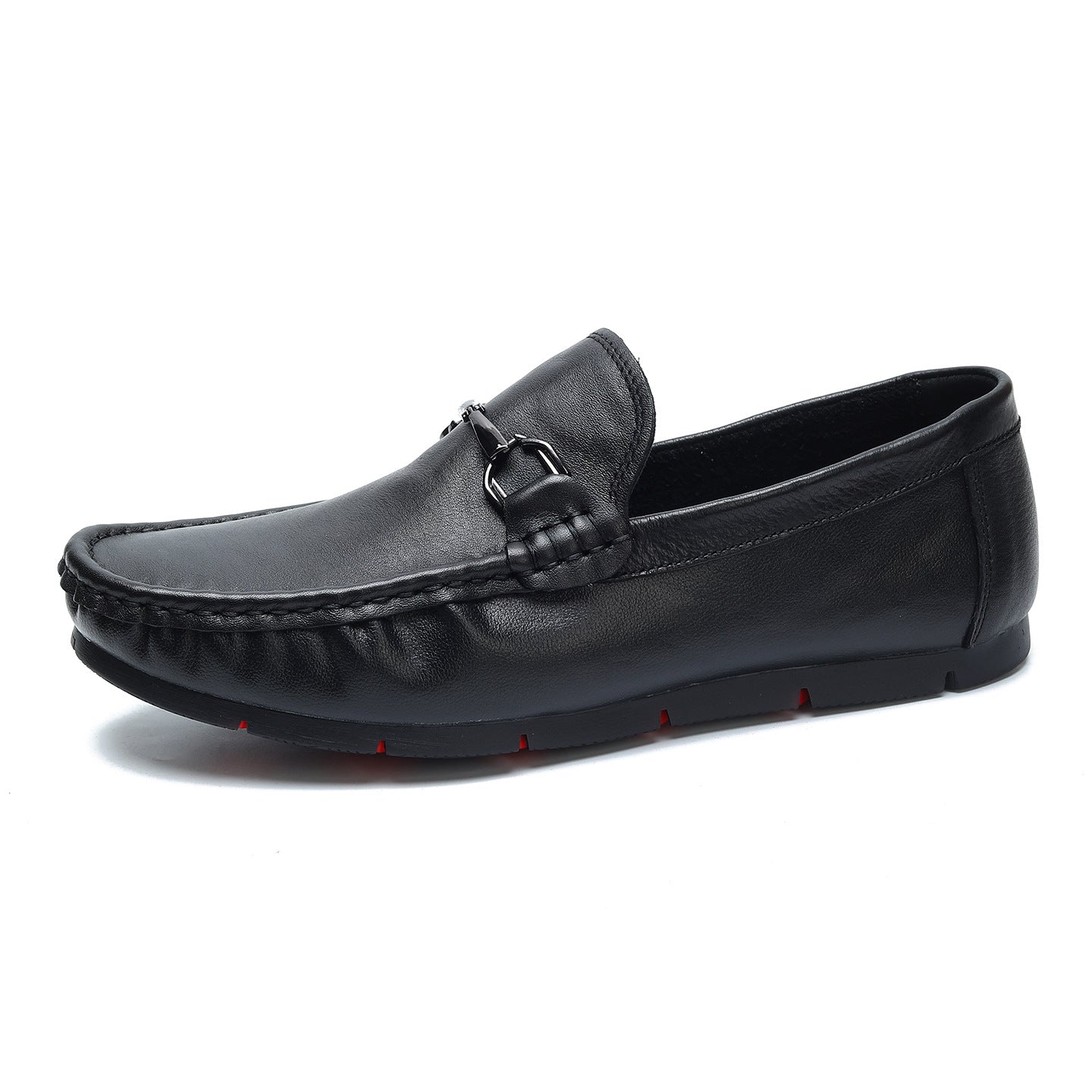 Men's Layer Cowhide Slip-on Comfortable Breathable Low Loafers/doug Shoes