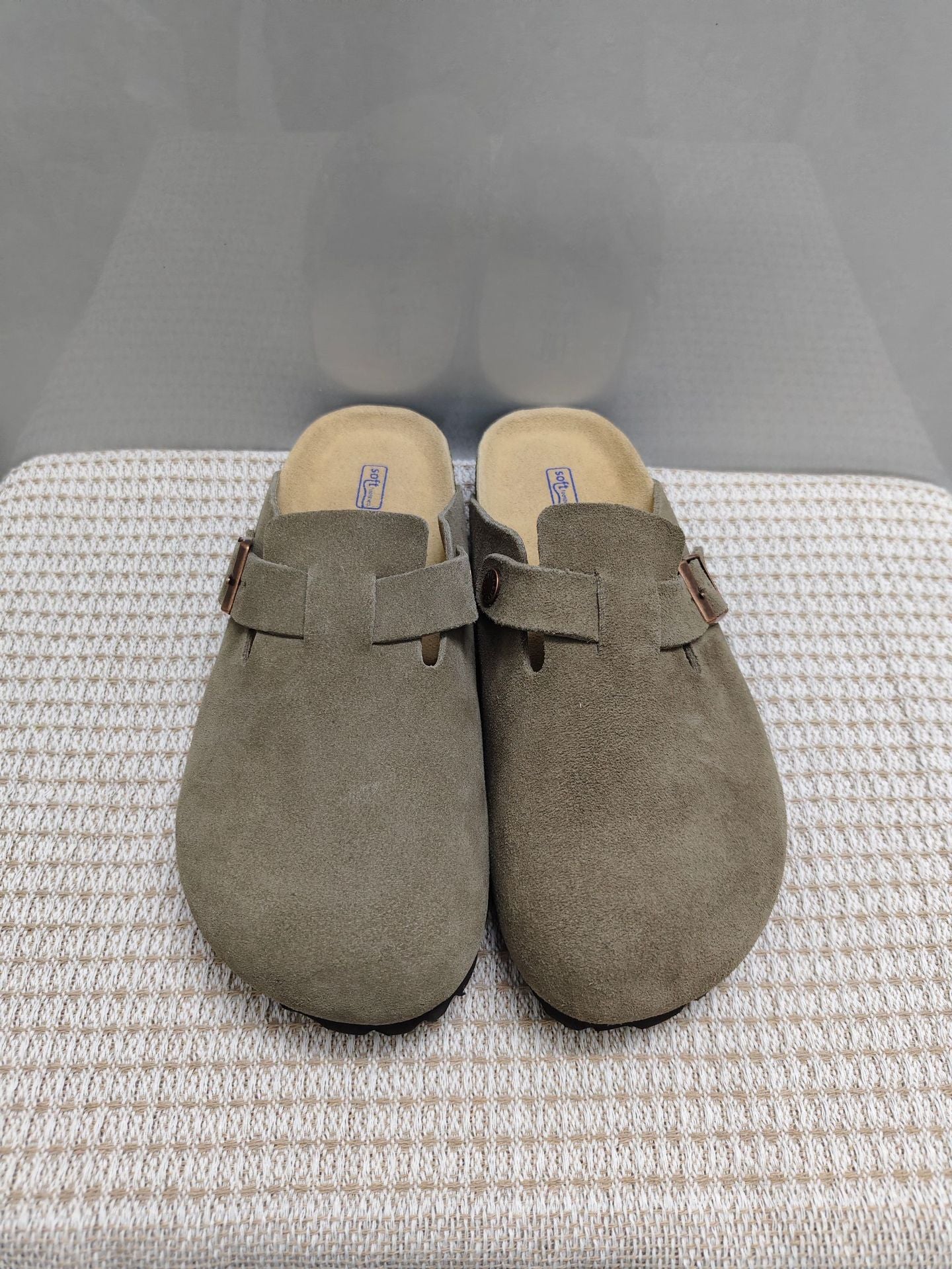Genuine Pure Source Cork Comfortable Platform Thick-soles Slippers