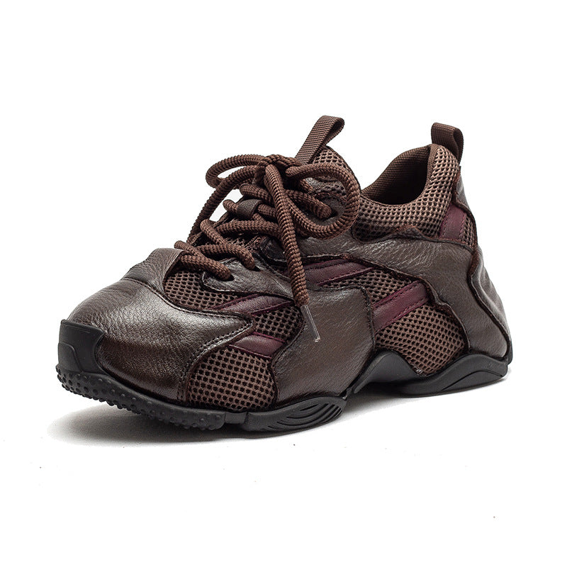 Mori Mesh Sports Dad Height Increasing Women's Casual Shoes