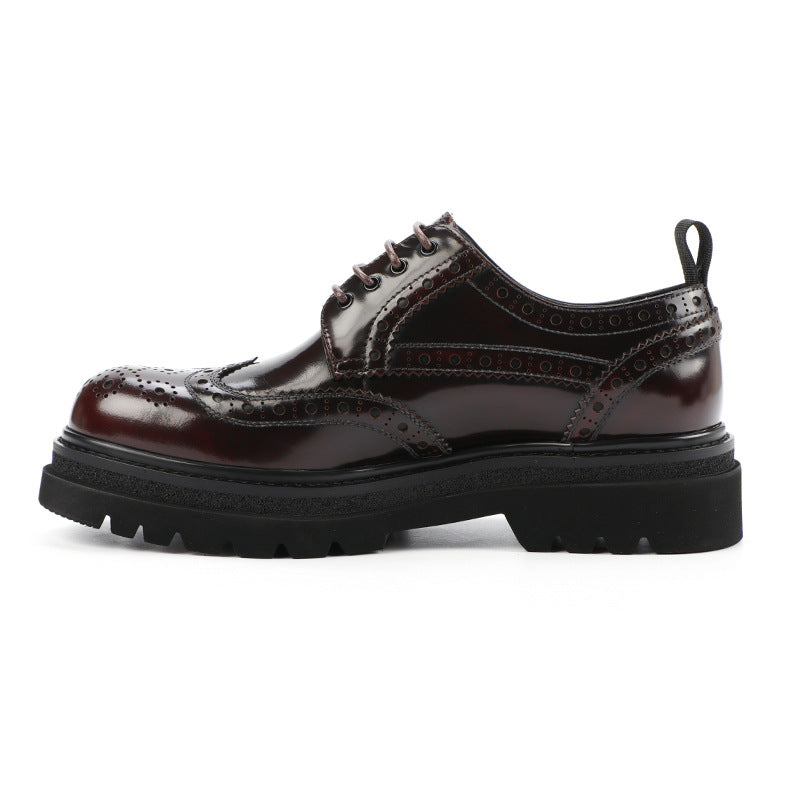 Men's Genuine Platform Formal Business Wedding Fashion Casual Shoes