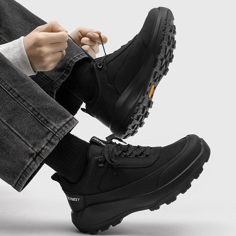 Innovative Fashion Men's Soft Bottom Sports Men's Casual Leather Shoes