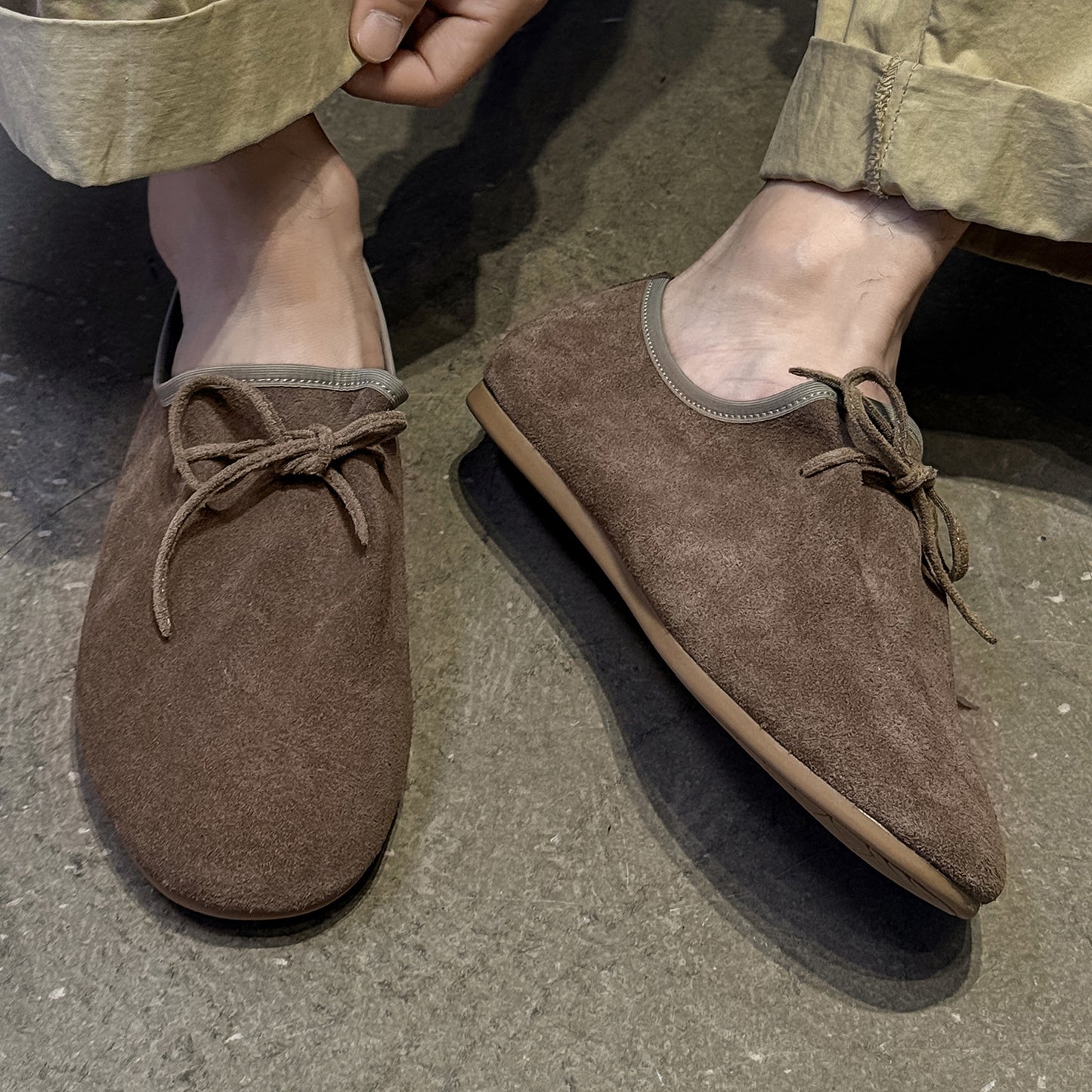 Men's Retro Ugly Cute Grandma Mesh Slip-on Soft Bottom Men's Casual Shoes