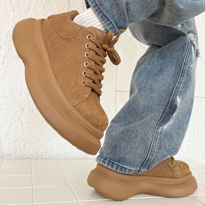 Men's Inner Height Increasing Board Sports Leisure Couple Simple Men's Casual Shoes