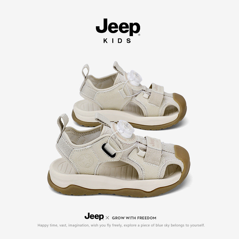 Children's Toe Box Soft Bottom Summer Rotating Kid's Sandals