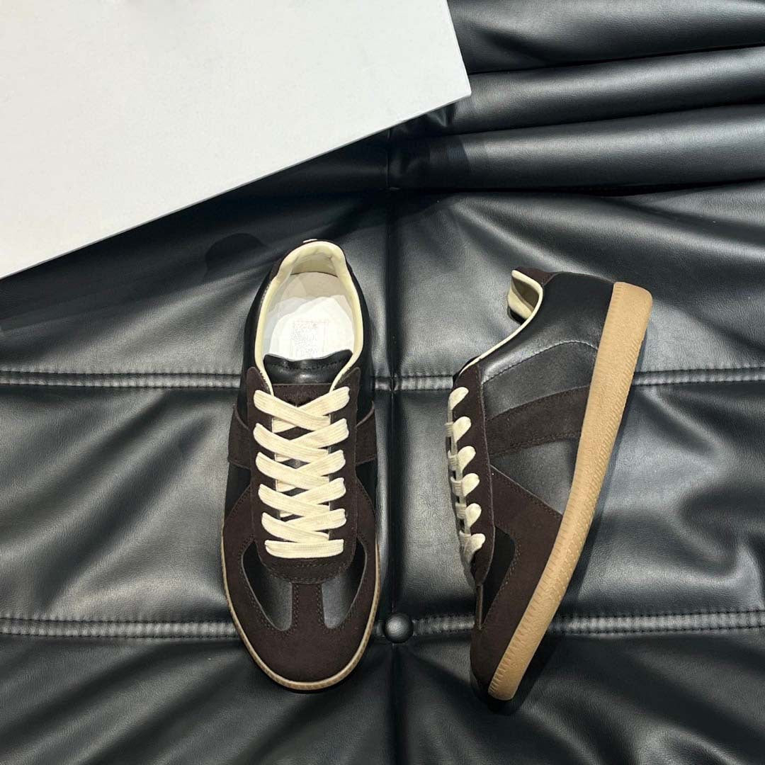 Women's & Men's German Training Flat Genuine Platform Lovers Men's Board Shoes