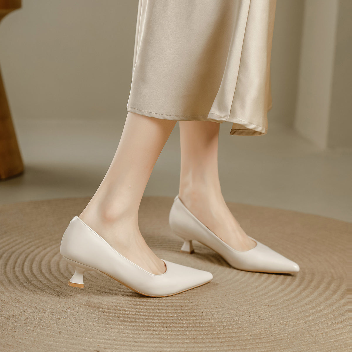 Women's Low-cut High Solid Color Temperament Soft Women's Fashion Shoes
