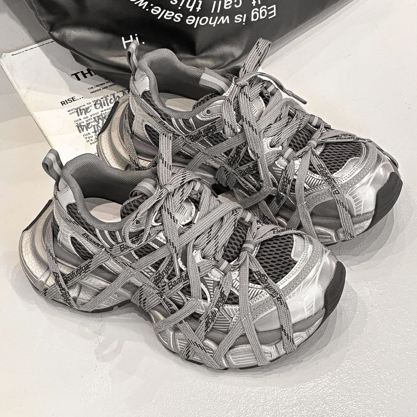 Women's Paris Dad Mesh Breathable Increased Casual Shoes