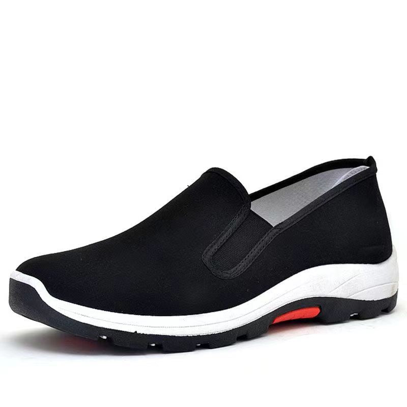 Men's Spring Leisure Sports Running Fashion Black Dad Breathable Casual Shoes