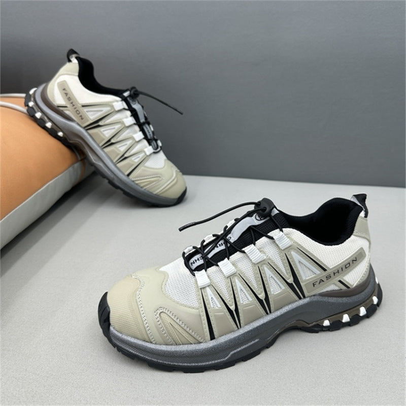 Men's Platform Korean Color Matching Comfortable Breathable Casual Shoes