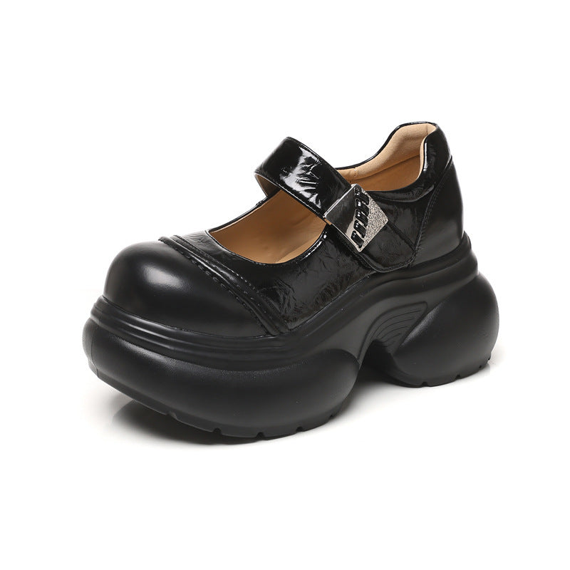 Women's Thick-soled Height Increasing Insole Fashionable Spring Lolita Loafers