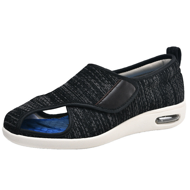 For The Old Mom Velcro Walking Square Middle-aged Mother Shoes