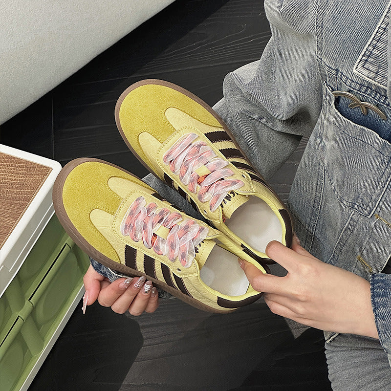Women's European Goods German Training Spring Two-color Sneakers