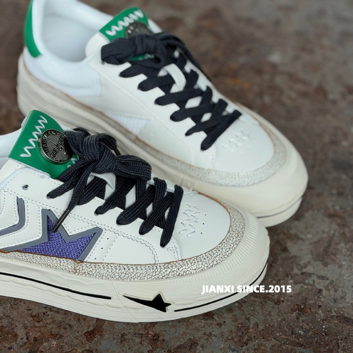 Women's Thick-soled Height Increasing Sports Spring White Casual Shoes