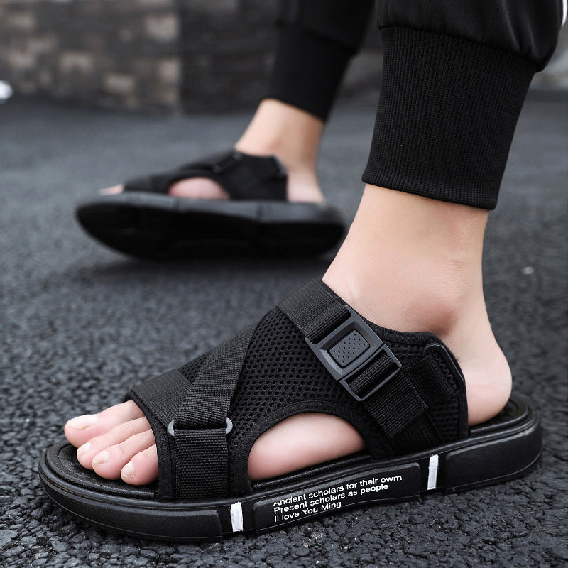 Men's Two-way Wear Fashion Soft Bottom Plus Sandals