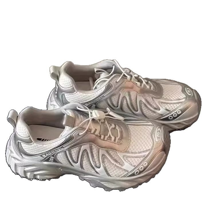 Women's Soft Platform Hiking Summer Mesh Breathable Outdoor Boots