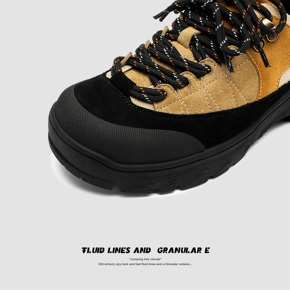 Women's & Men's Bottom Outdoor Hiking Height Increasing Short Face Casual Shoes