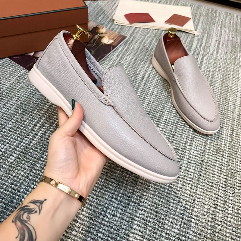 Men's Authentic Slip-on British Comfortable Flat Lovers Original Loafers/doug Shoes