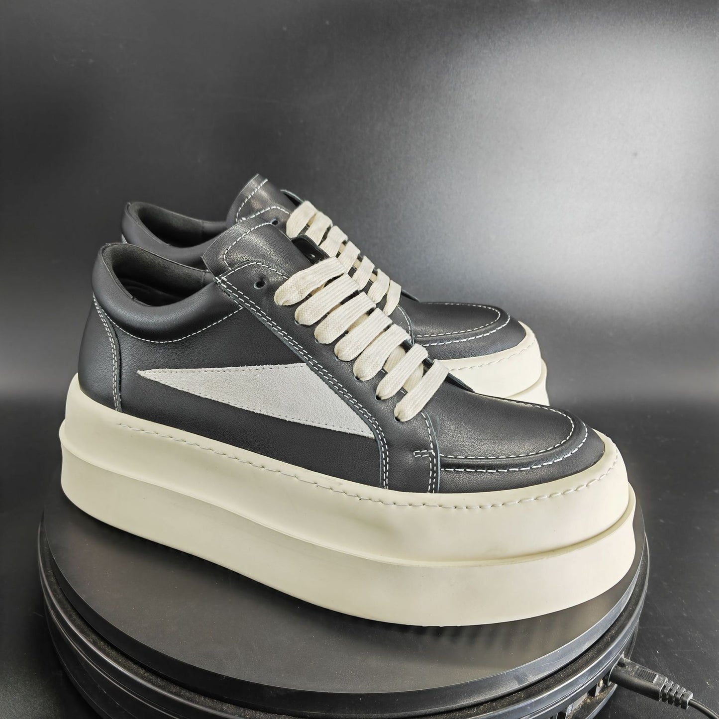 Men's Height Increasing Platform Plus Size Board Sneakers