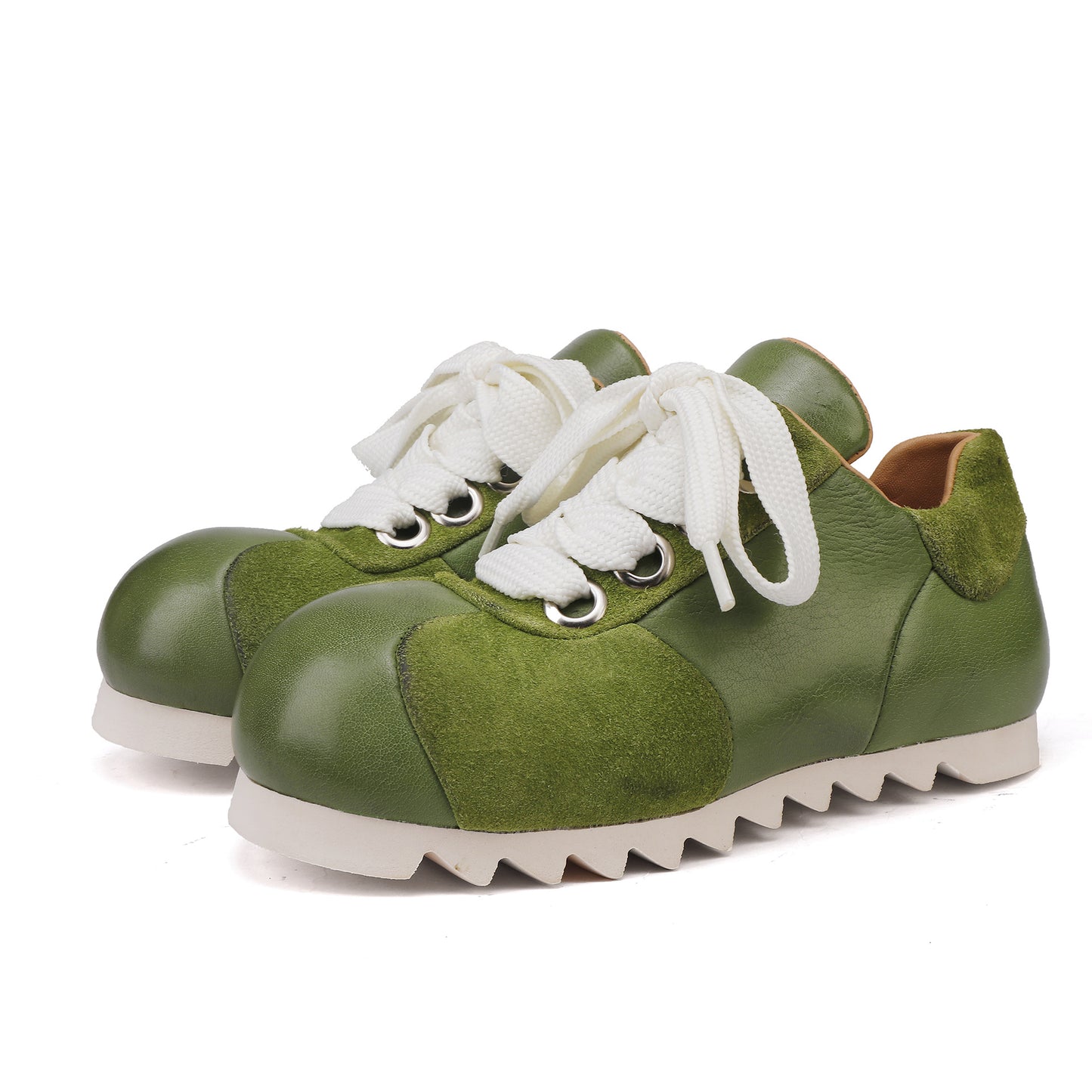 Women's Fashion Affordable Luxury Design Full Grain Cow Flat Round Women's Casual Shoes