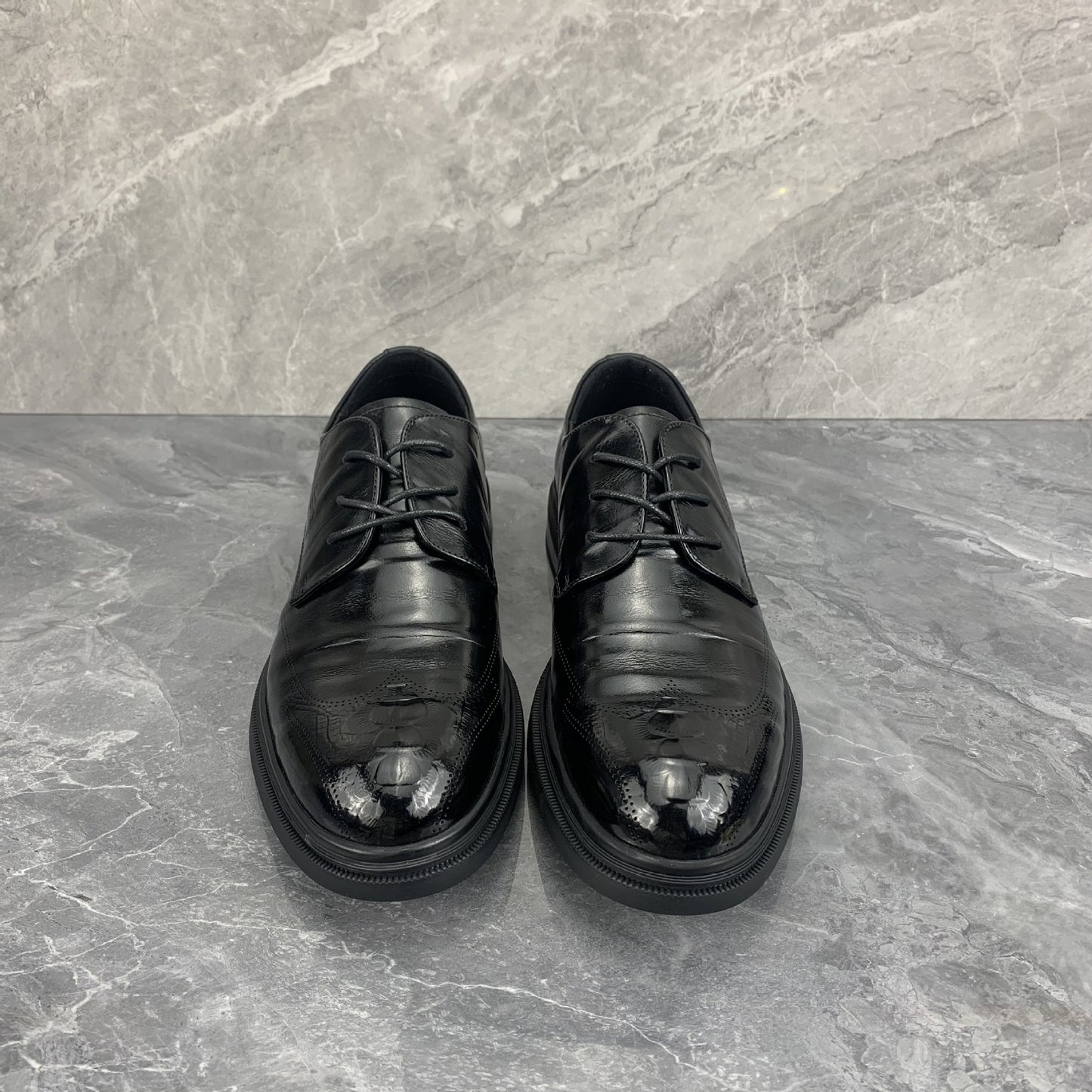 Men's Fashion British Lace Up Business Formal Leather Shoes