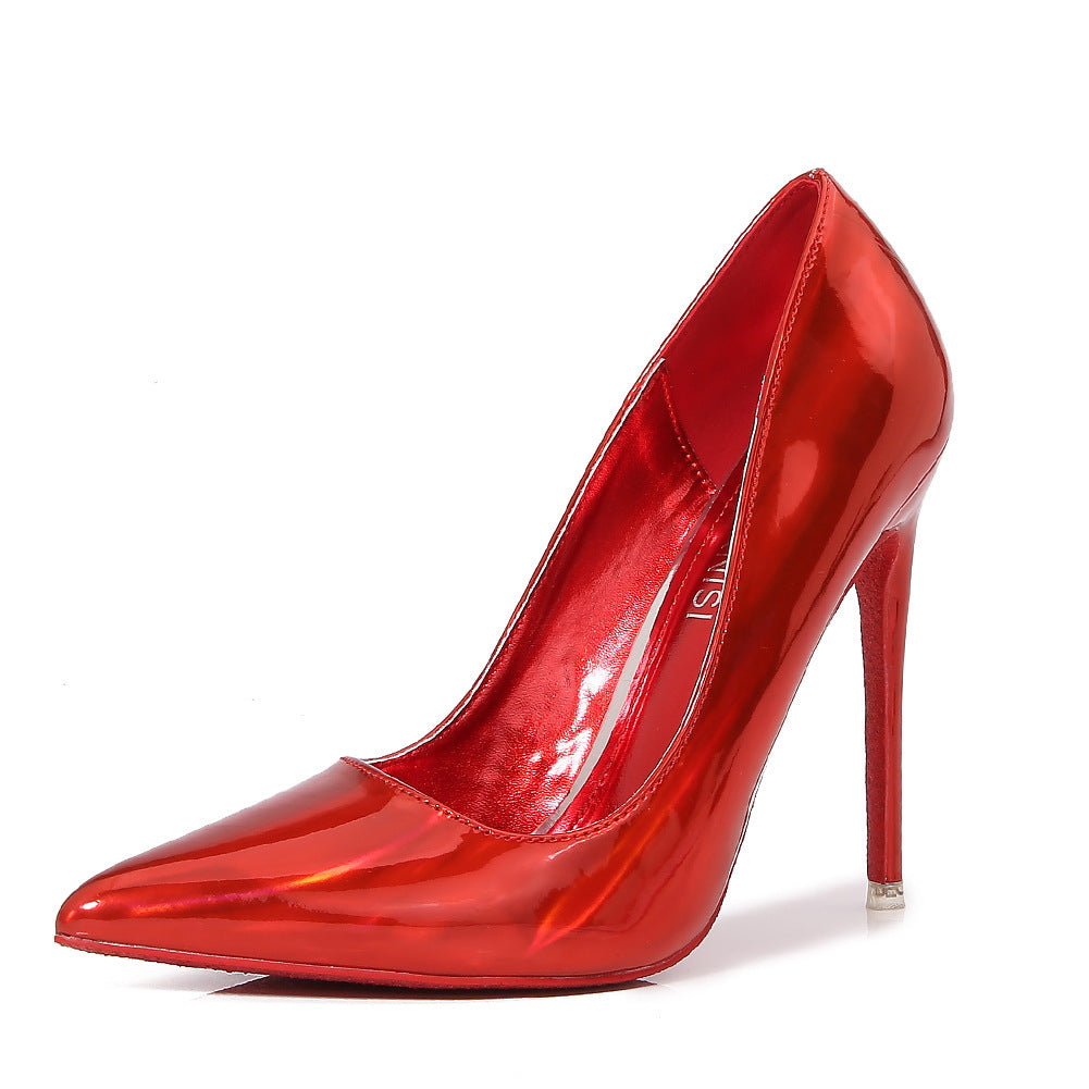 Adult Wedding Princess Elegant Pointed Stiletto High Heels