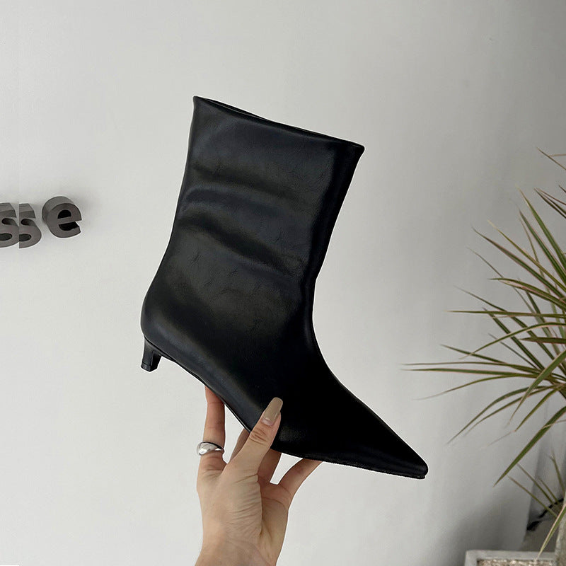 Style Simple Short Fashion Low Fashionable Heels