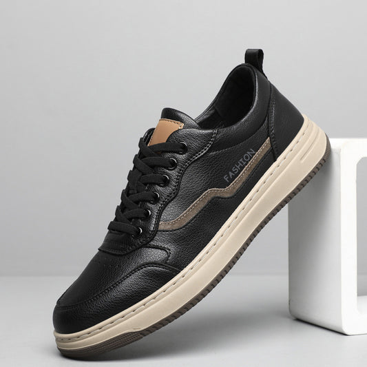 Men's Flat Style White Sports Fashionable Summer Men's Board Shoes