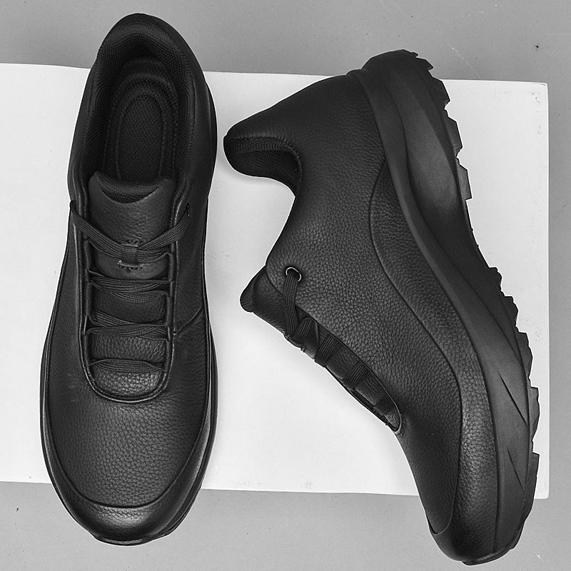 Men's Bird Genuine Low Top Layer Cowhide Surface Men's Sports Shoes