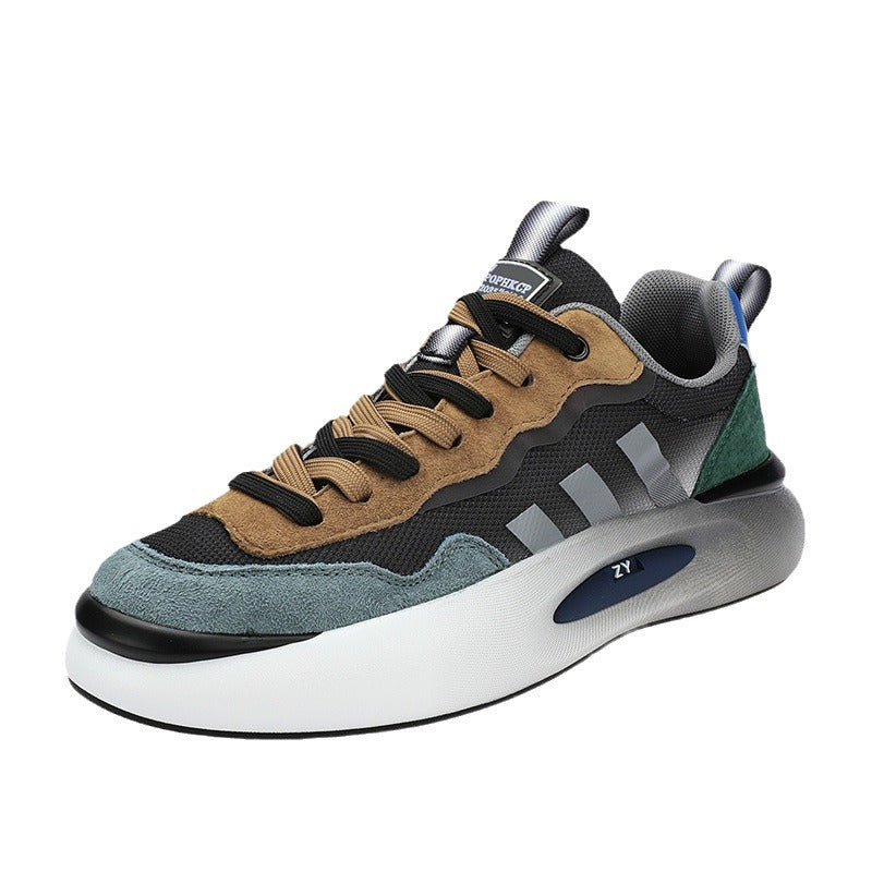 Men's Thick Sole Height Increasing Mesh Breathable Sneakers