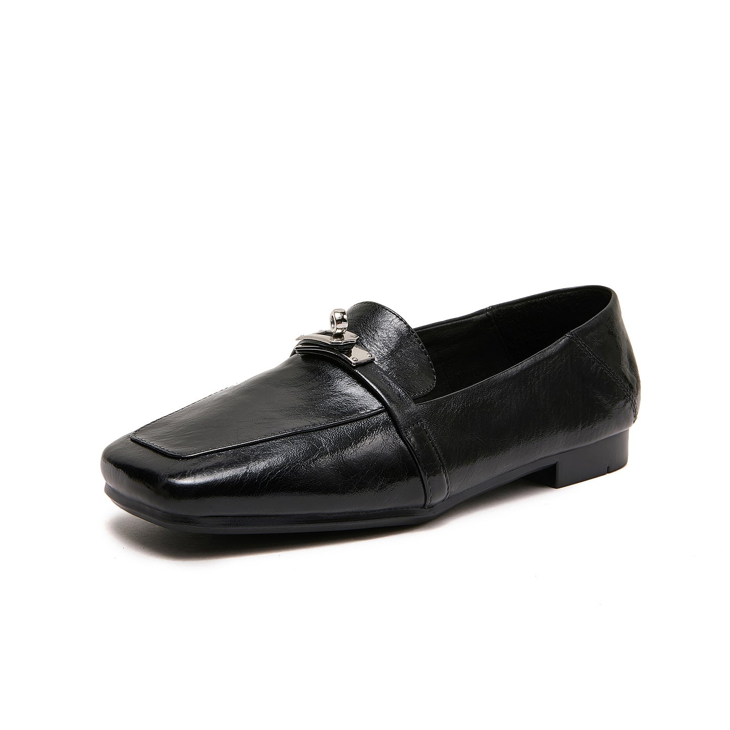 Texture Fashion Square Toe Slip-on Chunky Mid Solid Color Deep Women's Casual Shoes