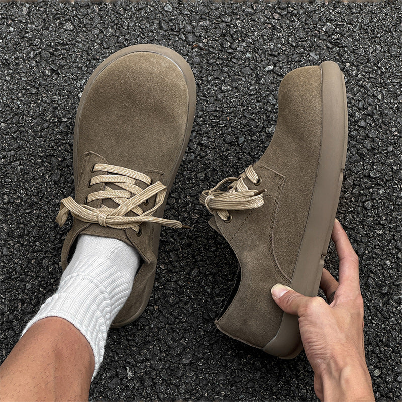 Men's Big Head Spring Retro Trendy Low Men's Casual Shoes