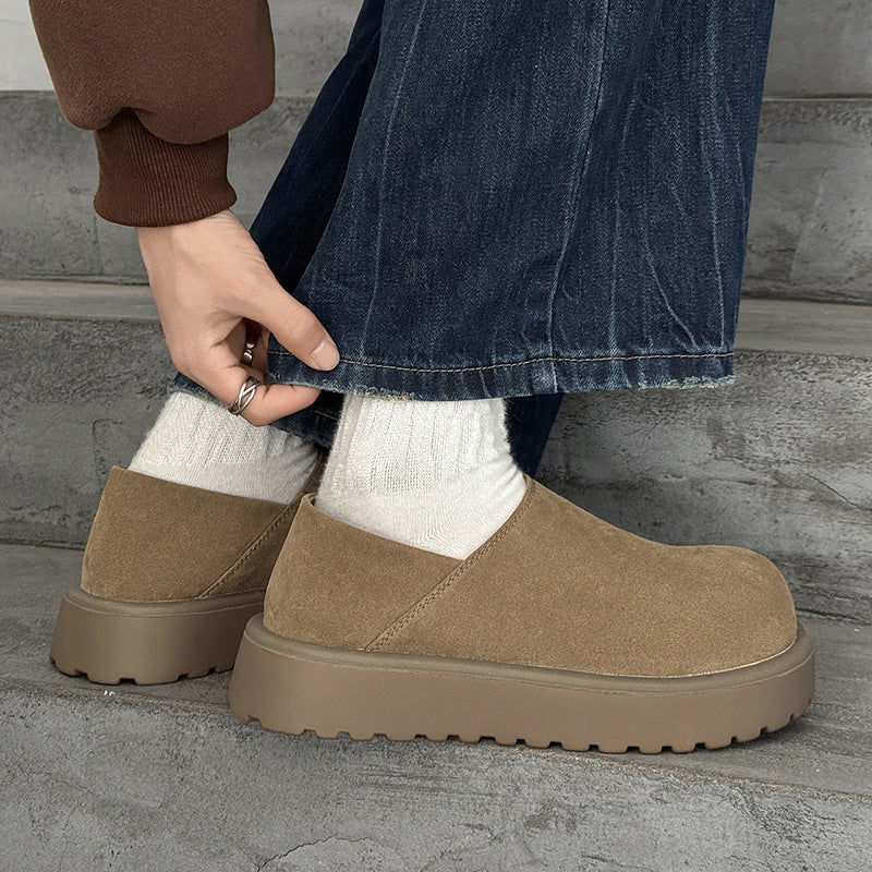 Shallow Mouth Pumps Fashion Slip-on Thick Men's Casual Shoes