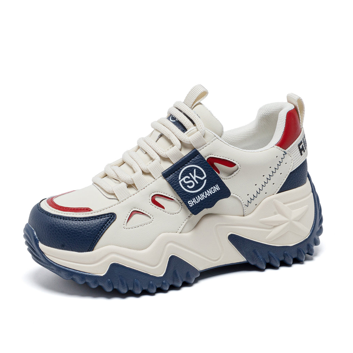 Women's Thick Bottom Spring Height Increasing Insole Versatile Korean Style Daddy Women's Casual Shoes