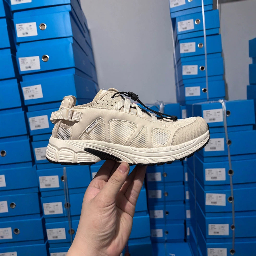 Men's Summer Breathable Outdoor Hiking Upstream Shock Absorption Men's Board Shoes