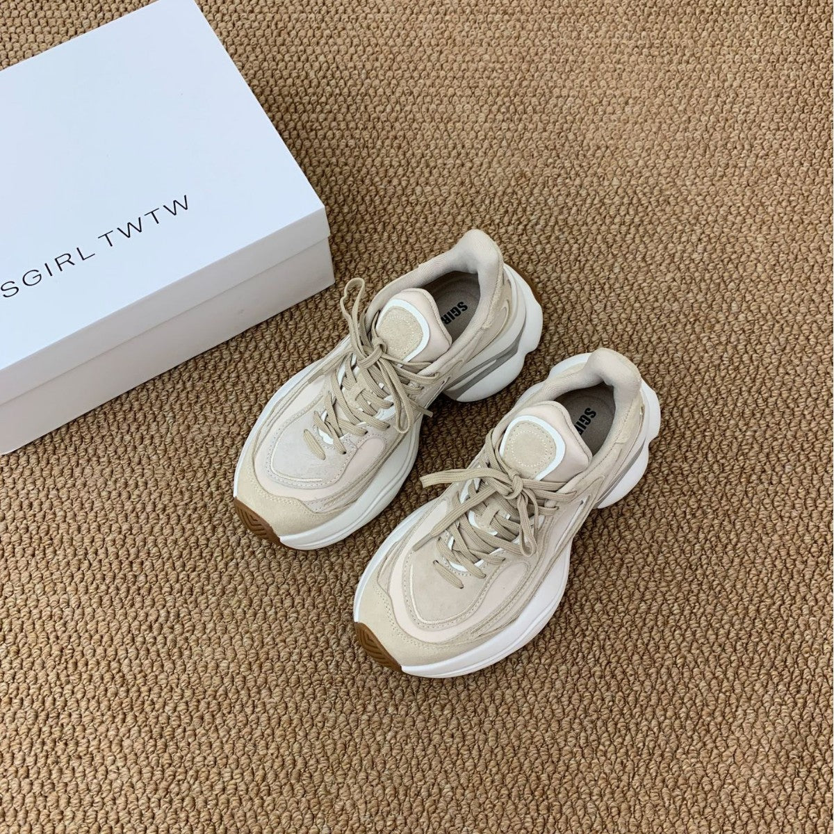 Women's Fashion Small Muffin Daddy Platform Sneakers