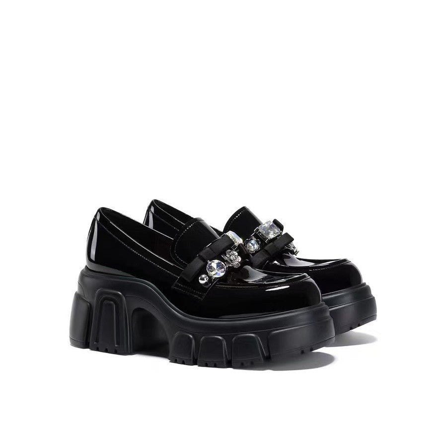 Women's Rattan School Graduation Summer Fashion Platform Expensive Loafers
