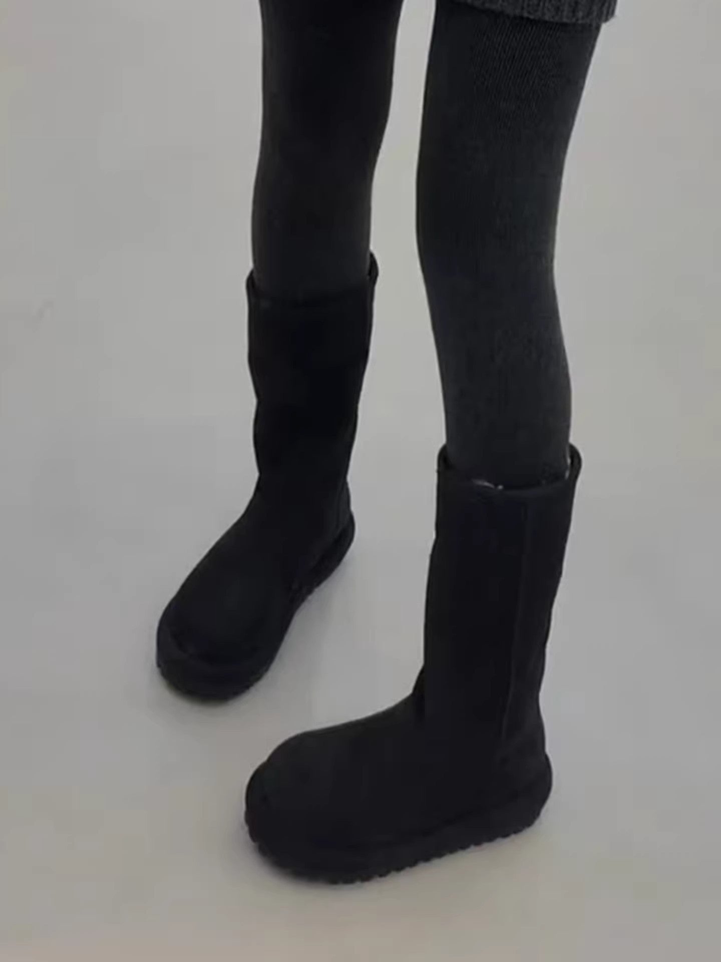 Women's Goods Thick-soled Long Winter Lamb Wool Women's Snow Boots