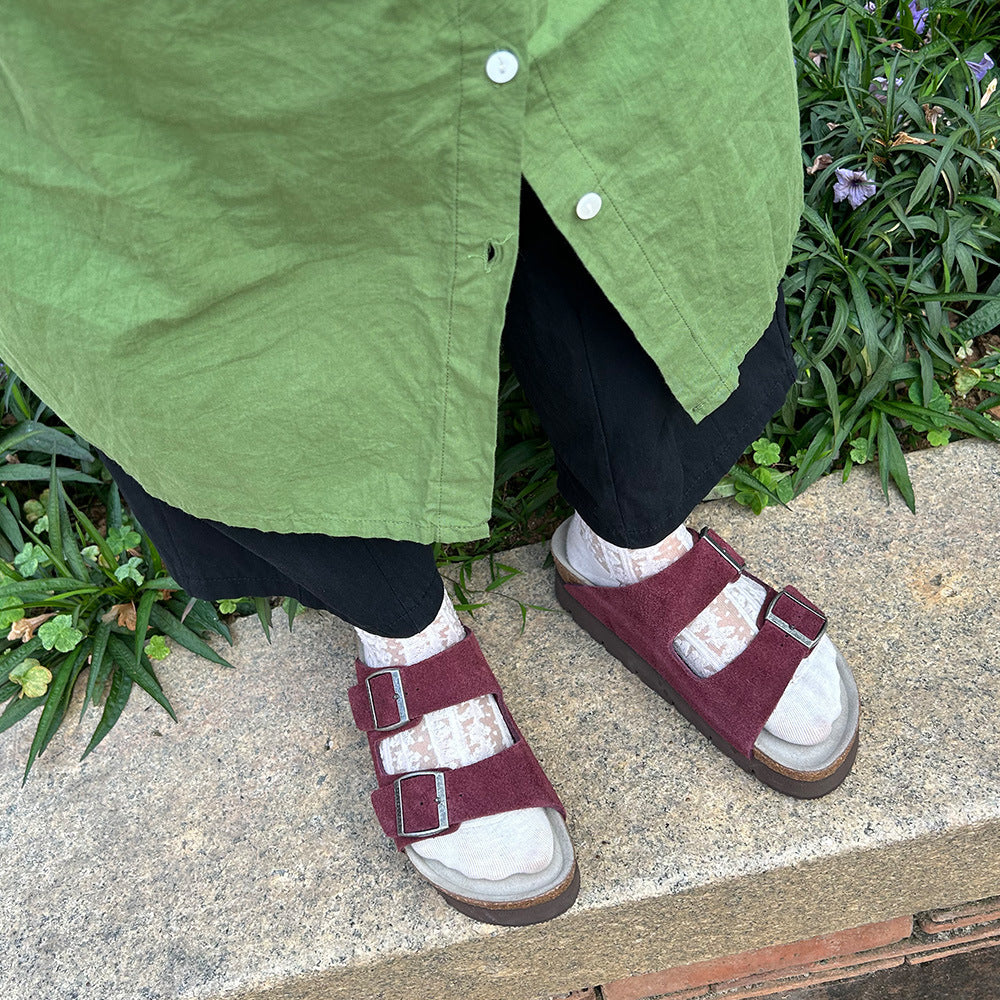 Women's Outside The Island Thick-soled Increased Summer Slippers