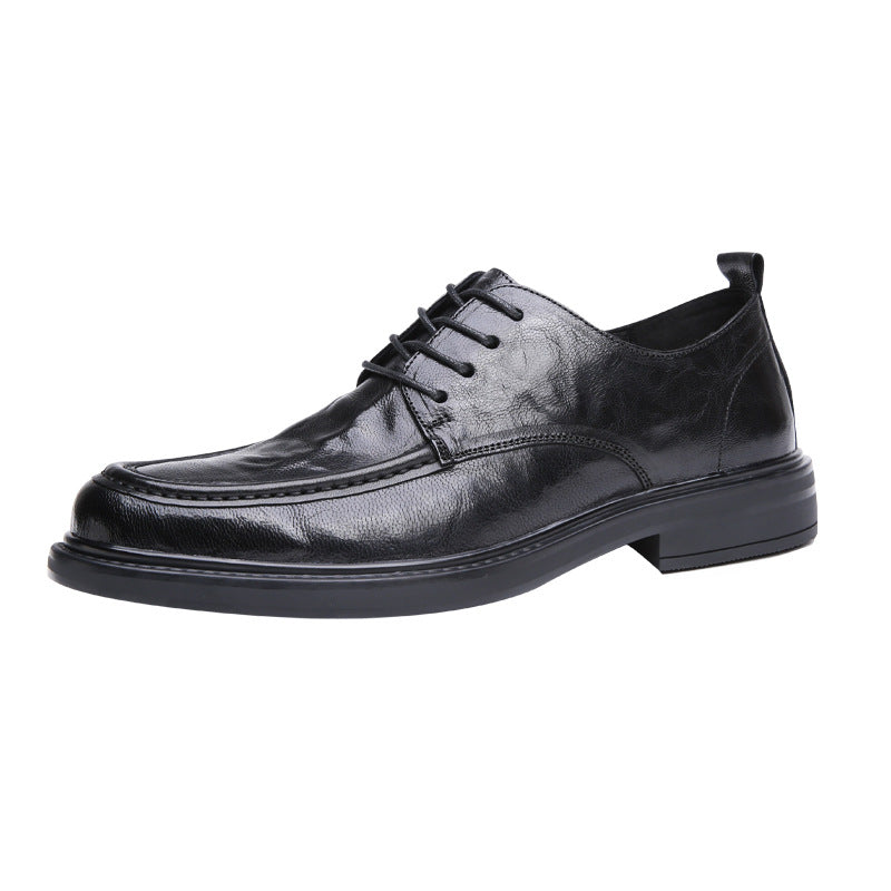 Men's Formal Business Fashion Office Top Layer Leather Shoes