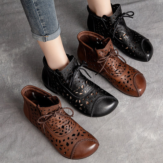 Women's Soft Bottom Comfortable Hollow Chunky Pumps Sandals