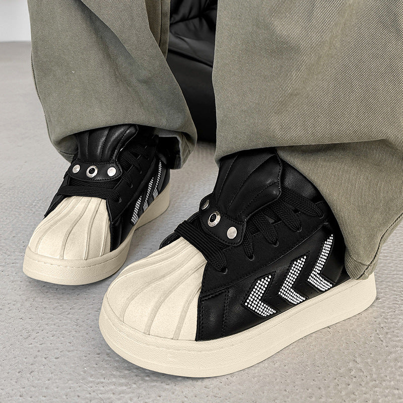 Shell German Training Retro Warm Bread Men's Sports Shoes