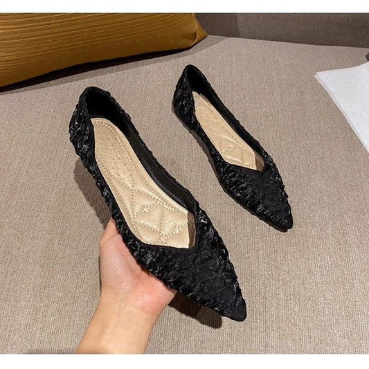 Women's Flat Pumps Female Shallow Mouth Lei Women's Shoes