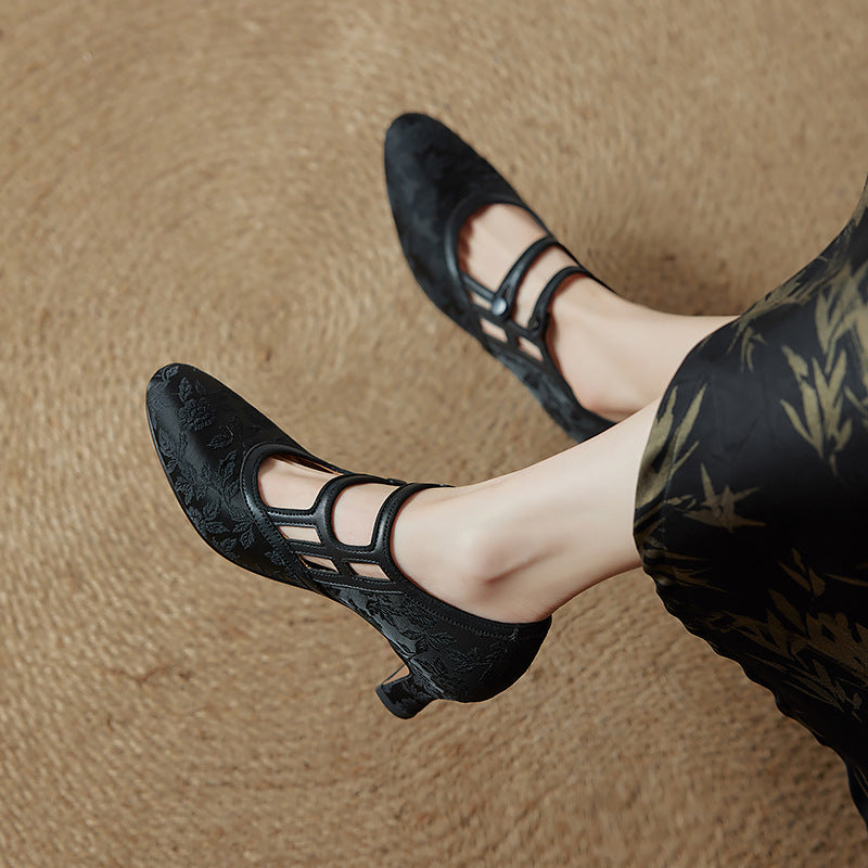 Genuine Chinese Elegant With Cheongsam Republic Of Women's Fashion Shoes