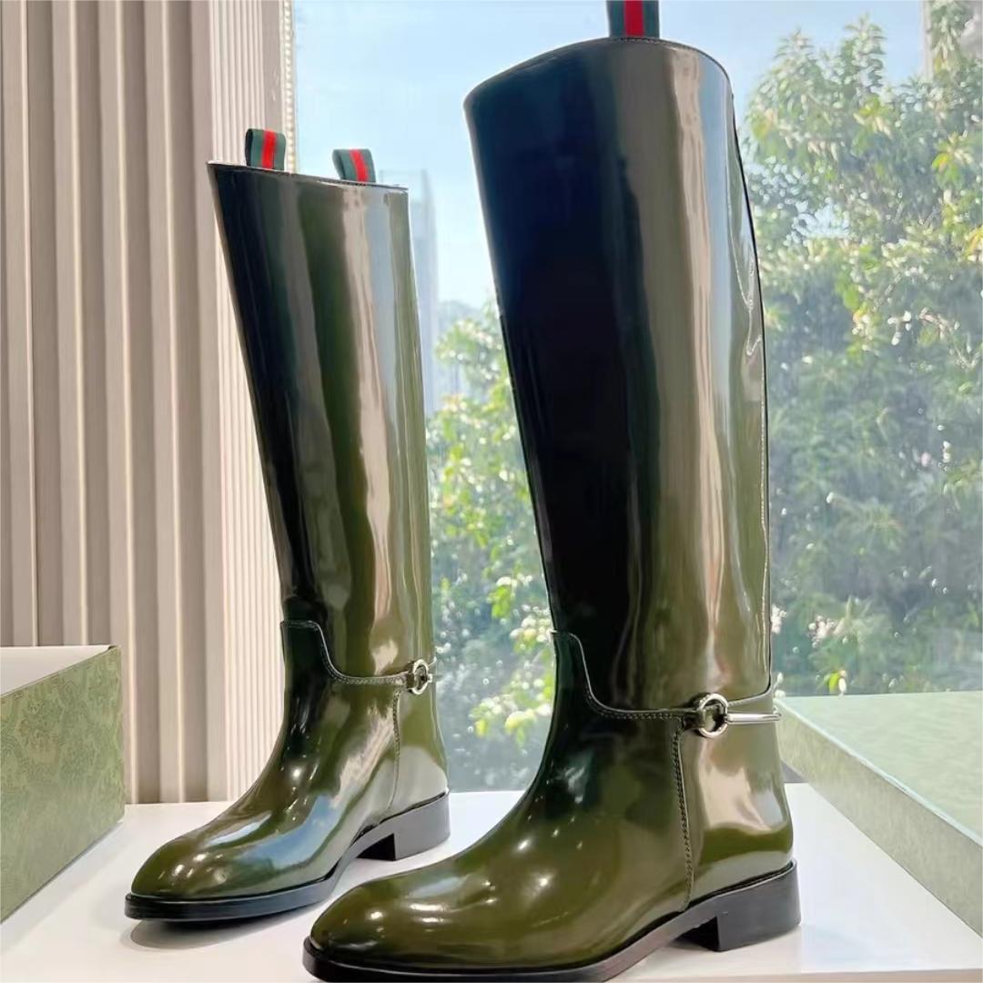 Women's Riding Handmade Model Style Flat Long Women's Leather Boots