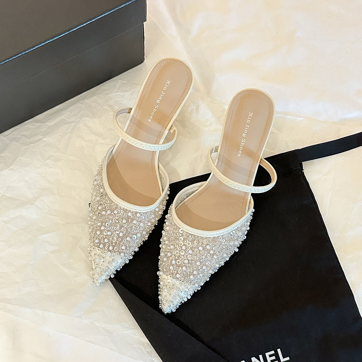 Women's Lei Style High Pointed Toe Shallow Women's Shoes